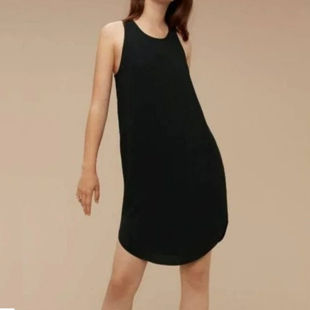 Wilfred Black Sleeveless Shift Dress Size M - Picture 2 of 13